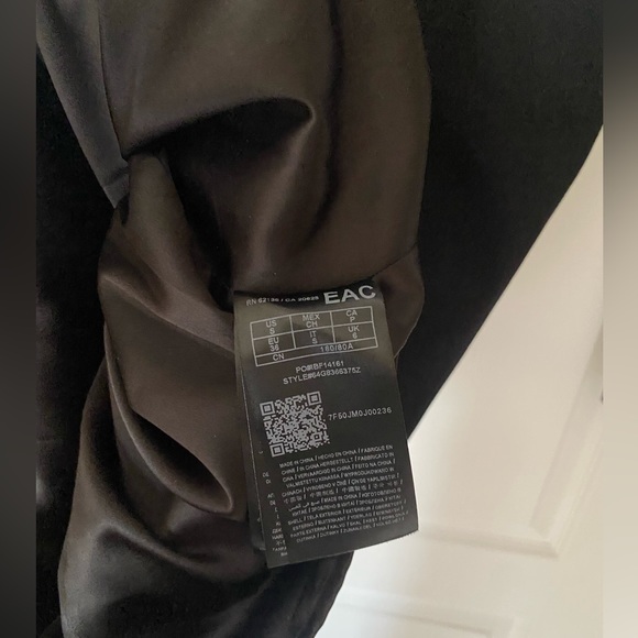 Marciano Long Sleeve Dress with Black & Red Lace - Picture 8 of 8